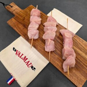 Brochette de poulet nature