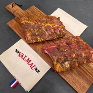 Travers ou ribs de porc mariné