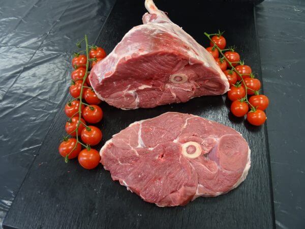 Tranche gigot d'agneau avec os