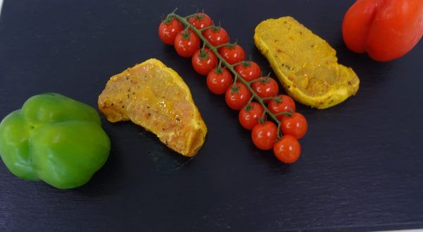 Pavé de porc mariné