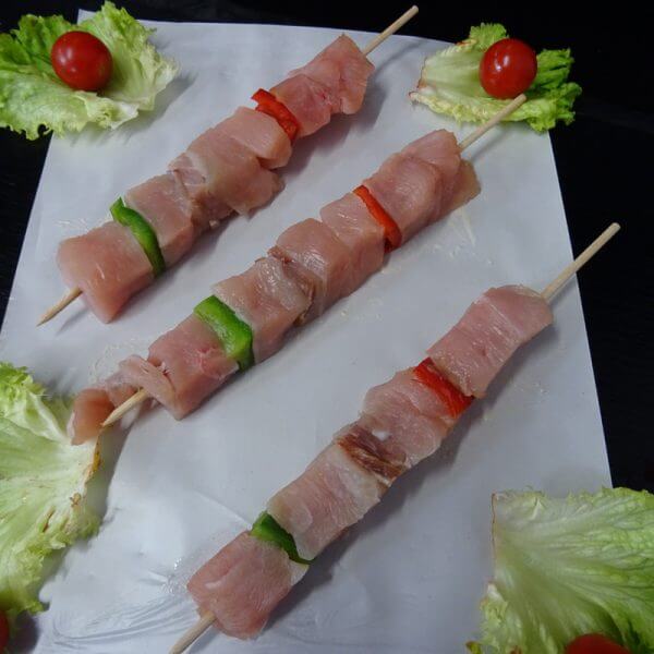 BROCHETTEDINDE.jpg - Barbecue - Brochettes