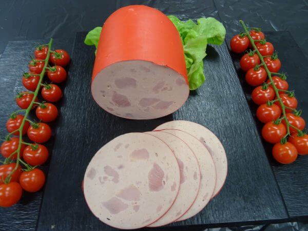 photo d'une roulade au jambon en tranches