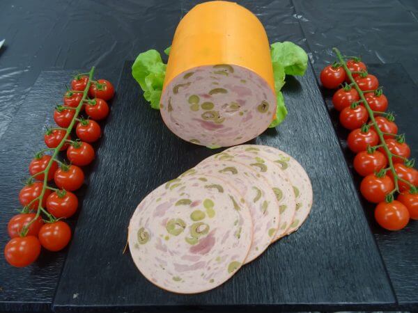 Roulade aux olives en tranches
