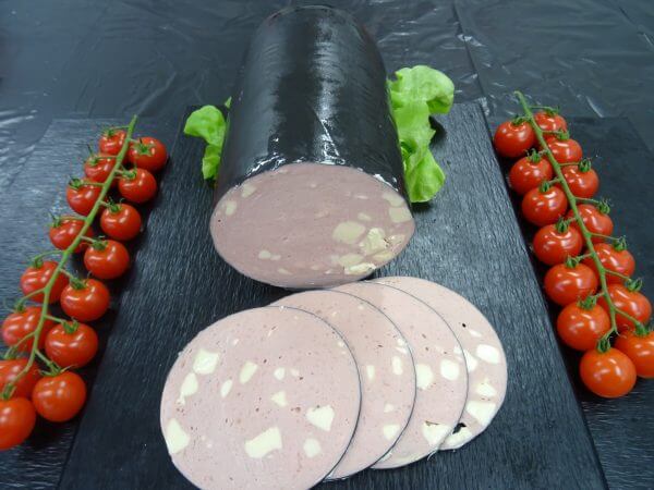 Roulade au fromage en tranches