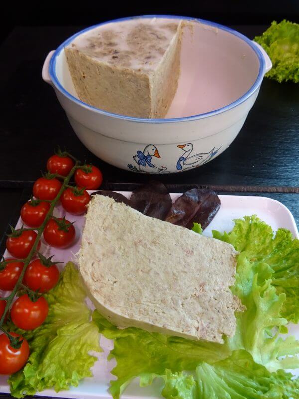 Rillettes d'oie en tranches