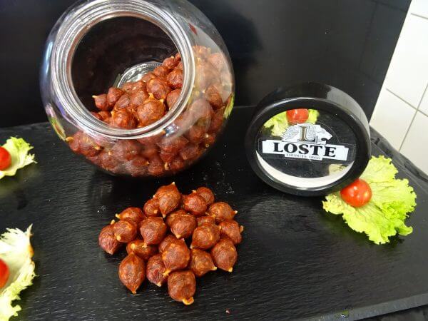 Mini saucisson apéritif apériloste non nature