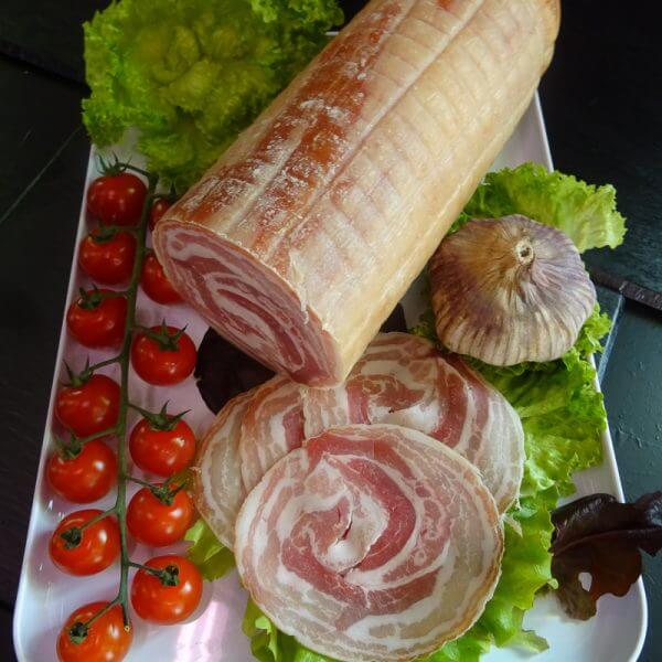 photo pancetta Magretta en tranche