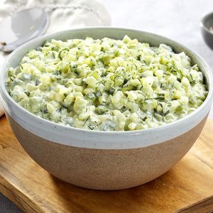 Tartare de concombres