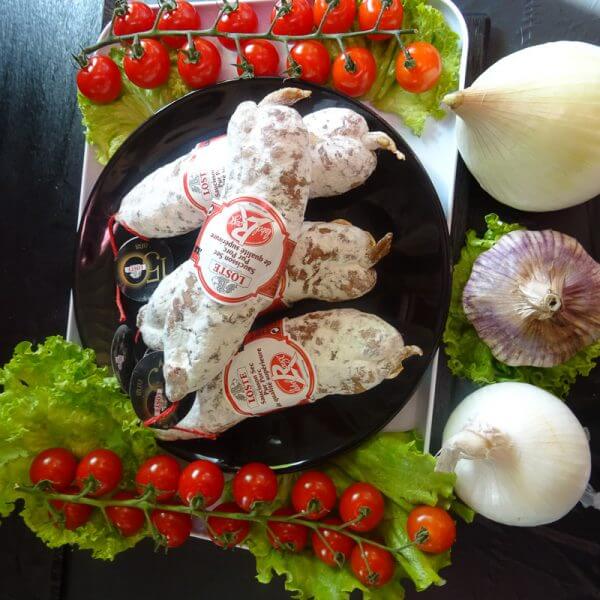 SAUCISSONSECLABELROUGE.jpg - Charcuterie - Andouille et saucisson