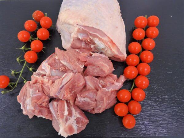 Sauté de dinde dans la cuisse