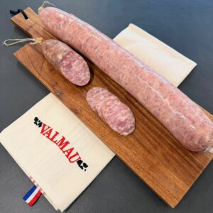 Saucisse à l'ail blanc pur porc en tranches