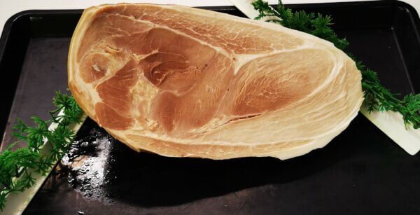 Jambon cuit à l'os en tranches