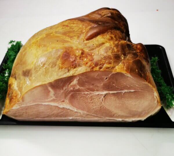 Jambon fumé à l'os en tranches