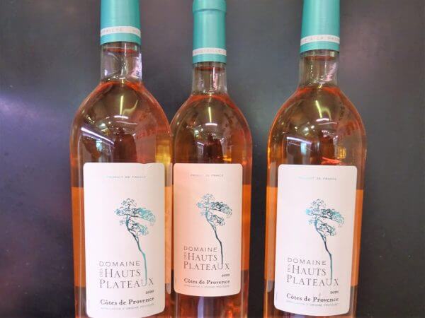 Vin rosé côtes de Provence
