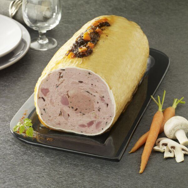 Ballotine de volaille et champignons
