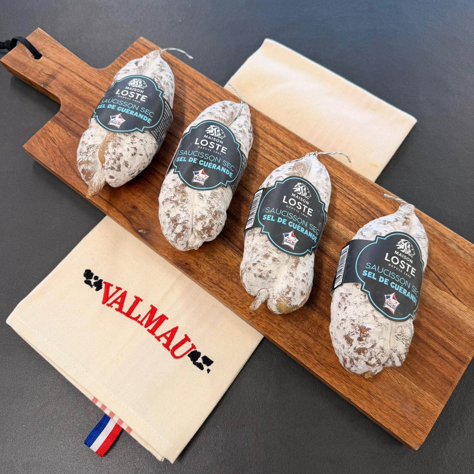 Saucisson sec entier au sel de guérande