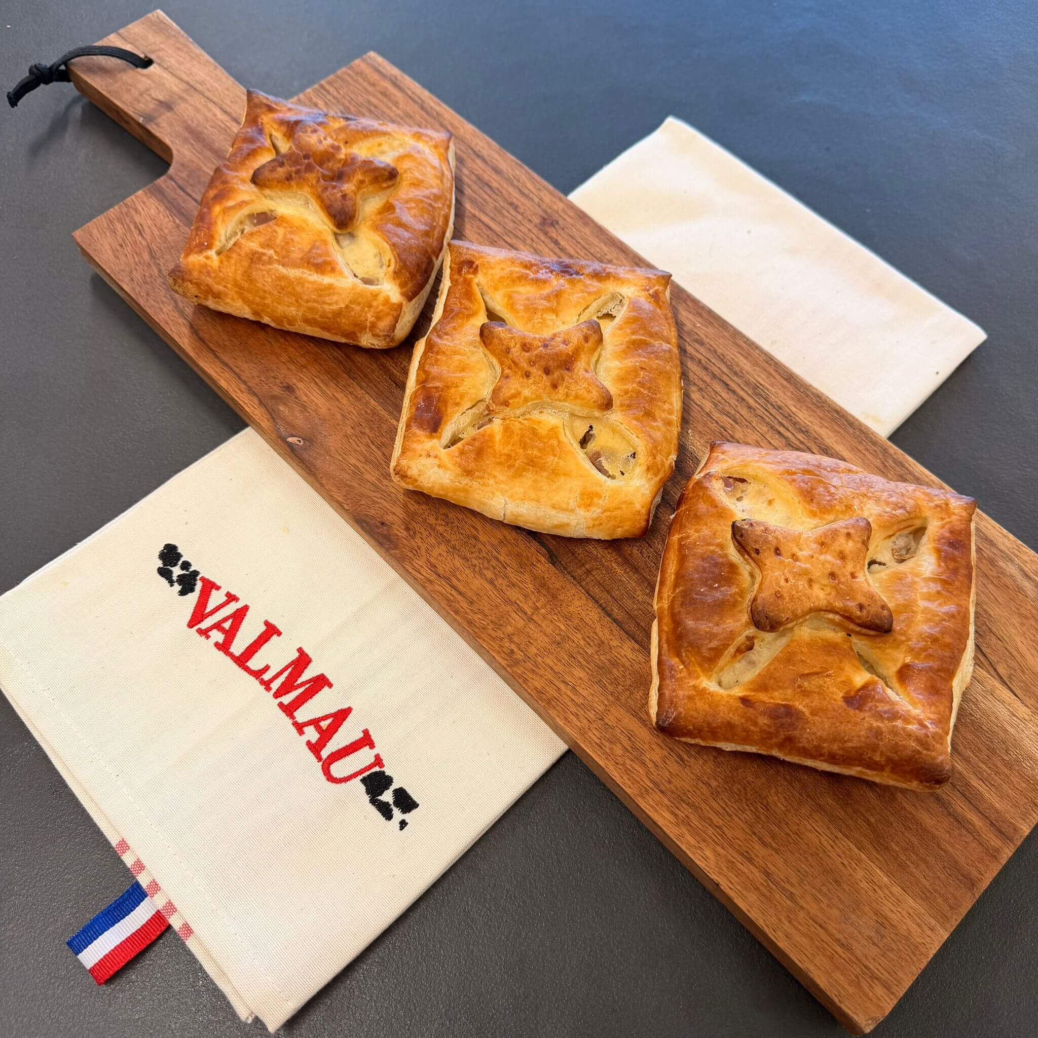 Feuilleté jambon fromage